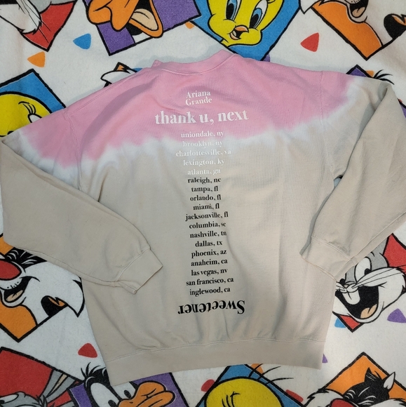 Ariana Grande Sweetner Thank U Nrxt Tour Sweatshirt. - Picture 6 of 7